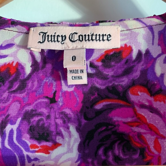 ⚡️[Juicy Couture] Blooming Rose Silk Wrap Dress - Picture 7 of 9
